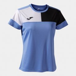 Damski jersey Joma Crew V. Czarne koszulki sportowe Joma, bez wzorów, z jersey, bez ramiączek, do piłki nożnej. Za 69.79 zł.