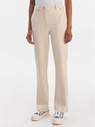 Guess Spodnie materiałowe W6RB11 KCMU2 Beżowy Straight Leg. Brązowe spodnie materiałowe Guess, l, z aplikacjami, z materiału. Za 439.99 zł.