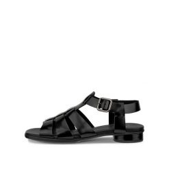 Damskie sandały na obcasie Ecco Sculpted Alba 25. Czarne sandały ecco, bez wzorów, eleganckie, bez obcasa, na obcasie, bez zapięcia. Za 492.00 zł.