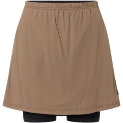Spódnica damska SUPER.NATURAL Hiking Skirt. Brązowe spódnice super.natural, bez wzorów. Za 450.00 zł.