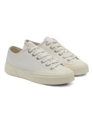 Superga Sneakersy w kolorze białym rozmiar: 38. Białe trampki Superga, bez wzorów, bez zapięcia. Za 192.33 zł.