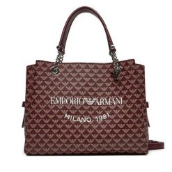 Torebka Emporio Armani. Brązowe torebki klasyczne Emporio Armani, bez wzorów, bez dodatków. Za 879.99 zł.