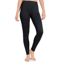 Legginsy do tańca nowoczesnego damskie Starever wysoki stan. Czarne legginsy STAREVER, l, bez wzorów, z elastanu, z podwyższonym stanem. Za 59.99 zł.