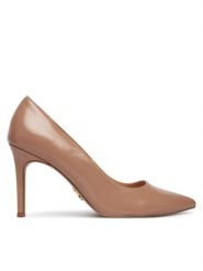 Steve Madden Szpilki Secured SM11004877 Beżowy. Brązowe szpilki Steve Madden, bez wzorów, ze skóry, bez obcasa, na szpilce, bez zapięcia. Za 519.99 zł.