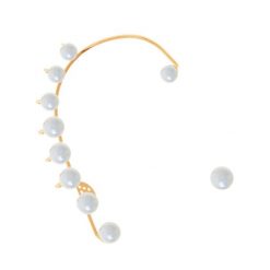 Pearls - nausznica prawa pozłacana z perłą na sztyfcie. Kolczyki Lilou, z perłą, pozłacane. Za 124.00 zł.