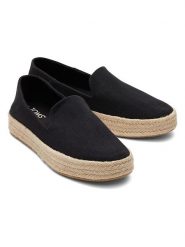 TOMS Espadryle w kolorze czarnym rozmiar: 40. Czarne espadryle Toms, bez wzorów, bez obcasa, bez zapięcia. Za 149.66 zł.
