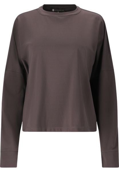 Bluza damska Athlecia Guyana. Czarne bluzy Athlecia, bez wzorów, z elastanu, bez kaptura. Za 205.15 zł.