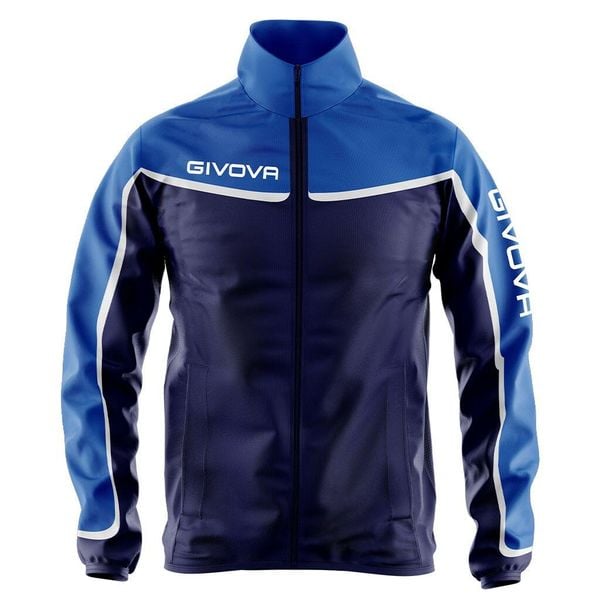 Givova Asia kurtka sportowa unisex niebieska (royal) XS. Niebieskie kurtki sportowe Givova, xs, bez wzorów. Za 42.60 zł.