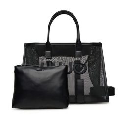 Torebka Liu Jo. Czarne torebki klasyczne Liu Jo, bez wzorów, bez dodatków. Za 439.99 zł.