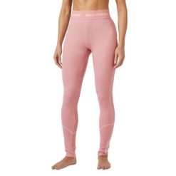 Damskie legginsy Helly Hansen Lifa Midweight. Czerwone legginsy Helly Hansen, bez wzorów, z wełny. Za 372.00 zł.