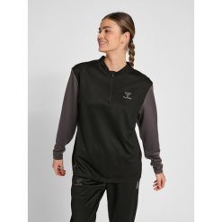 Bluza damska z zamkiem 1/2 z poliestru Hummel Off-Grid. Czarne bluzy Hummel, na zimę, bez wzorów, z poliesteru, bez kaptura. Za 205.00 zł.