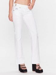 Versace Jeans Couture Jeansy 74HAB505 Biały Regular Fit. Białe jeansy Versace Jeans Couture, bez wzorów. Za 649.99 zł.