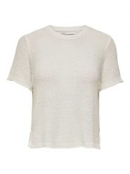 ONLY Sweter w kolorze kremowym rozmiar: XL. Brązowe swetry Only, xl, bez wzorów, ze splotem, bez ramiączek. Za 63.95 zł.
