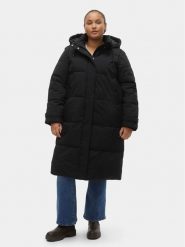 Vero Moda Curve Płaszcz zimowy Margaret 10301538 Czarny Regular Fit. Czarne płaszcze Vero Moda Curve, na zimę, bez wzorów, z syntetyku, bez kaptura. Za 359.99 zł.