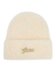 Guess Czapka AW5633 POL01 Kremowy. Białe czapki Guess, z aplikacjami, z nylonu. Za 154.99 zł.