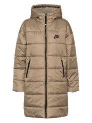Nike Sportswear Płaszcz zimowy w kolorze khaki rozmiar: M. Brązowe płaszcze Nike Sportswear, na zimę, m, bez wzorów, z puchu, bez kaptura. Za 316.24 zł.