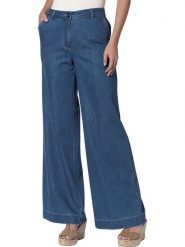 Heine Dżinsy - Comfort fit - w kolorze niebieskim rozmiar: 40. Niebieskie jeansy Heine, bez wzorów, z podwyższonym stanem. Za 81.95 zł.
