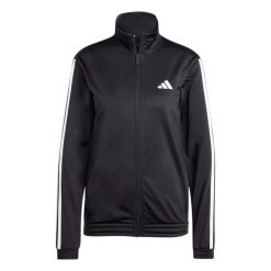 Damska bluza dresowa adidas Tricot 3-Stripes. Czarne bluzy sportowe Adidas, m, bez wzorów, z dresówki, bez kaptura. Za 186.99 zł.