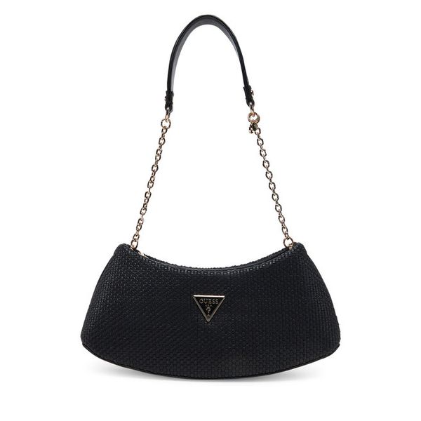 Torebka Guess. Czarne listonoszki Guess, z aplikacjami, bez dodatków. Za 379.99 zł.