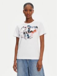 Munthe T-Shirt Prato 252110425260 Biały Regular Fit. Białe t-shirty Munthe, bez wzorów, z bawełny, bez kołnierzyka, bez ramiączek. Za 339.99 zł.