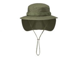 Kapelusz z odpinaną osłoną karku Olive Green. Zielone kapelusze HELIKON-TEX, bez wzorów, z bawełny. Za 63.99 zł.