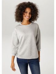 Aniston Bluza w kolorze jasnoszarym rozmiar: 36. Szare bluzy Aniston, bez wzorów, bez kaptura. Za 130.99 zł.