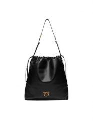 PINKO Torebka Slouchy Extra Ai 25-26 PLTT 104364 A0QO Czarny. Czarne torebki klasyczne Pinko, bez wzorów, ze skóry, bez dodatków. Za 1,849.00 zł.