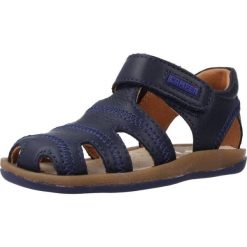 Sandały CAMPER BICHO FW Niebieski. Niebieskie sandały Camper, bez wzorów, ze skóry, bez obcasa, bez zapięcia. Za 277.01 zł.