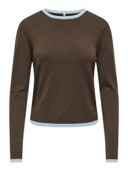 ONLY Sweter w kolorze brązowym rozmiar: XL. Brązowe swetry Only, xl, bez wzorów, bez ramiączek. Za 68.95 zł.