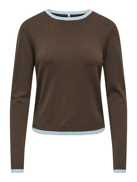 ONLY Sweter w kolorze brązowym rozmiar: XL. Brązowe swetry Only, xl, bez wzorów, bez ramiączek. Za 68.95 zł.