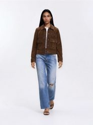 Jeansy straight fit z przetarciami - niebieski. Niebieskie jeansy Reserved, bez wzorów. Za 149.99 zł.