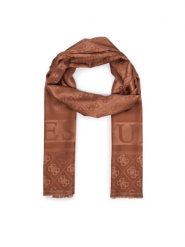 Guess Szal AW5685 POL03 Brązowy. Brązowe rękawiczki Guess, z aplikacjami, z poliesteru. Za 194.99 zł.