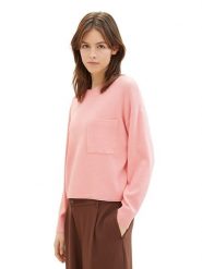 Tom Tailor Sweter w kolorze jasnoróżowym rozmiar: M. Różowe swetry Tom Tailor, m, bez wzorów, z wiskozy, bez ramiączek. Za 74.81 zł.