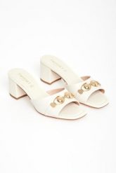 Klapki. Klapki Twinset Milano, bez wzorów, bez obcasa. Za 909.00 zł.