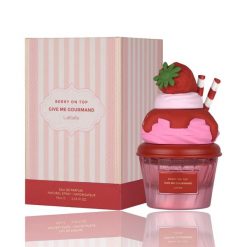 GIVE ME GOURMAND BERRY ON TOP EDP 75ML woda perfumowana unisex. Perfumy damskie Lattafa. Za 169.00 zł.