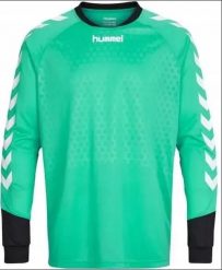 HUMMEL Bluza sportowa bramkarska ESSENTIAL. Żółte bluzy Hummel, l, bez wzorów, z jersey, bez kaptura. Za 164.00 zł.