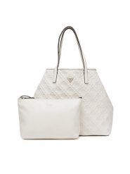 Guess Torebka Adelasia HWQL96 58240 Écru. Shopper Guess, z aplikacjami, ze skóry, bez dodatków. Za 679.99 zł.