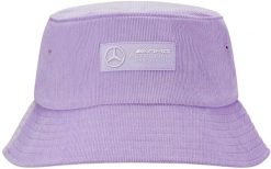 Kapelusz bucket Mercedes MapF1 Retro sztruks liliowy fioletowy. Fioletowe kapelusze Erima, bez wzorów, z materiału. Za 189.99 zł.