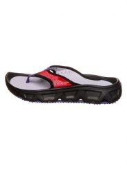 SALOMON Japonki "Reelax Break 6.0" w kolorze czarno-czerwono-fioletowym rozmiar: 39 1/3. Czarne klapki Salomon, bez wzorów, z otwartym noskiem, bez obcasa. Za 229.95 zł.