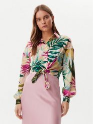 Guess Koszula W5GH0IWH9C2 Kolorowy Classic Fit. Koszule Guess, m, z aplikacjami, z syntetyku, bez kołnierzyka, bez ramiączek. Za 237.00 zł.