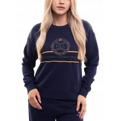 Bluza Damska Fila bez Kaptura Bawełniana Sportowa Wygodna Sweter roz. M. Niebieskie bluzy Fila, m, bez wzorów, z bawełny, bez kaptura. Za 184.00 zł.