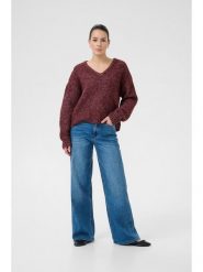 Kaffe Sweter w kolorze czerwonym rozmiar: M. Czerwone swetry Kaffe, m, bez wzorów, bez ramiączek. Za 165.99 zł.