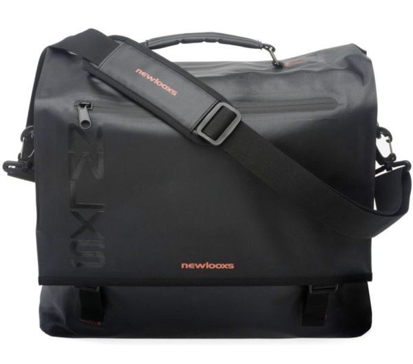 Torba rowerowa Messenger Varo, czarna. Czarne torby na laptopa NEW LOOXS, bez wzorów, z materiału, na ramię. Za 574.95 zł.