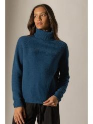 Perfect Cashmere Kaszmirowy golf "Maneses" w kolorze niebieskim rozmiar: M. Niebieskie golfy Perfect Cashmere, m, bez wzorów, z kaszmiru, bez ramiączek. Za 1,049.28 zł.