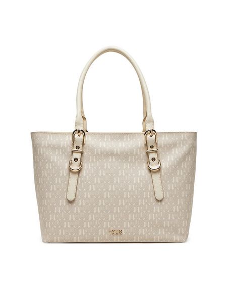 TOUS Torebka Buckles Silhouette 2002201901 Beżowy. Brązowe shopper Tous, bez wzorów, ze skóry, bez dodatków. Za 769.99 zł.