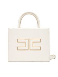 Elisabetta Franchi Torebka BS-33A-56E2-V380 Biały. Białe torebki klasyczne Elisabetta Franchi, bez wzorów, ze skóry, bez dodatków. Za 1,649.00 zł.