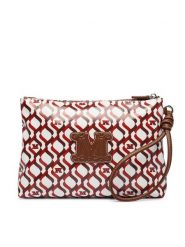 Max Mara Beachwear Torebka 2616511069650 Biały. Białe kopertówki Max Mara Beachwear, bez wzorów, ze skóry, bez dodatków. Za 614.99 zł.