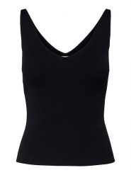 JDY Top w kolorze czarnym rozmiar: XL. Czarne topy JDY, xl, bez wzorów, bez kołnierzyka, bez ramiączek. Za 79.21 zł.