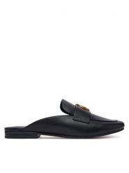 MICHAEL Michael Kors Klapki Mckenzie 40T6MZFP1L Czarny. Czarne klapki MICHAEL Michael Kors, bez wzorów, ze skóry, bez obcasa. Za 679.99 zł.