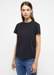 Damski T-Shirt Mustang Style Ada Black 1013929 4142. Czarne t-shirty Mustang, s, bez wzorów, bez kołnierzyka, bez ramiączek. Za 69.99 zł.